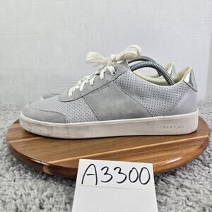 Cole Haan GrandPro Rally T-Toe Gray Suede Business Casual Sneaker Womens 9.5 B